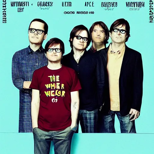 Prompt: “ weezer the movie poster ”