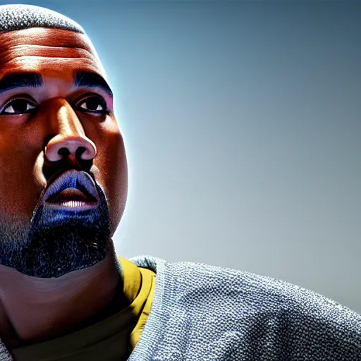 Prompt: photo of 8k ultra realistic Kanye eating crayon, clear sky, full of colour, cinematic lighting, battered, trending on artstation, 4k, hyperrealistic, focused, extreme details,unreal engine 5, cinematic, masterpiece, art by David Hardy