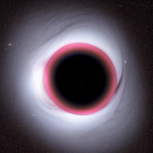 Prompt: Just a cool black hole near a planet