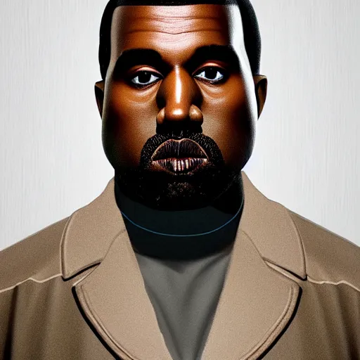 Image similar to hyperrealistic film still of kanye west conway twitty, stunning 3 d render inspired by istvan sandorfi & greg rutkowski & mike judge, perfect symmetry, dim volumetric cinematic lighting, 8 k octane comprehensive render, extremely mega hyper - detailed and lifelike attributes & atmosphere, intricate, realistic flesh texture, masterpiece, artstation, stunning,