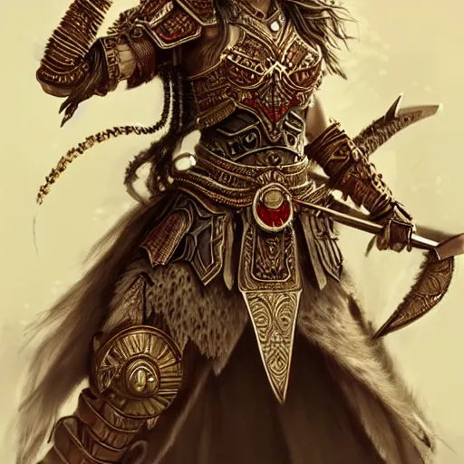 Image similar to beautiful extremely detailed intricate concept art depicting a warrior by wlop. shining jewelry. bcy. net