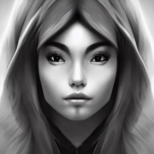 Image similar to a symmetrical portrait by artgerm, digital art, unreal engine 5, trending on artstation, deviantart, pinterest, rule of thirds, 4 k uhd image