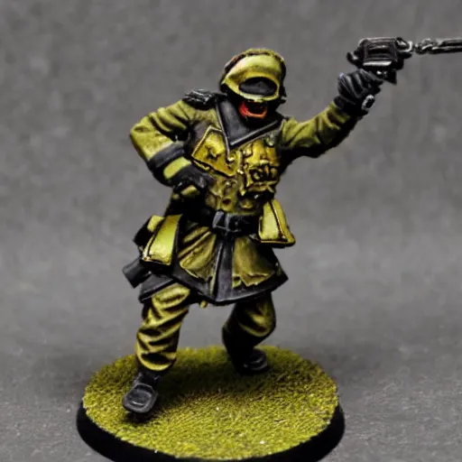 Image similar to an ecstatic Death Korps of Kreig soldier