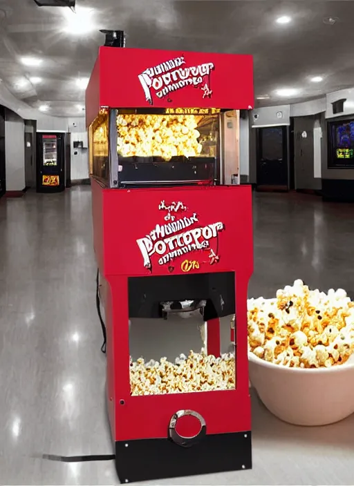 Image similar to movie theatre popcorn machine