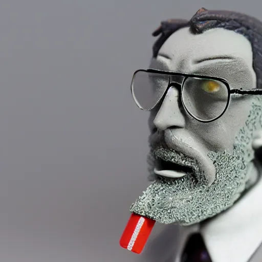 Prompt: gendo ikari smoking a joint, 5 5 mm