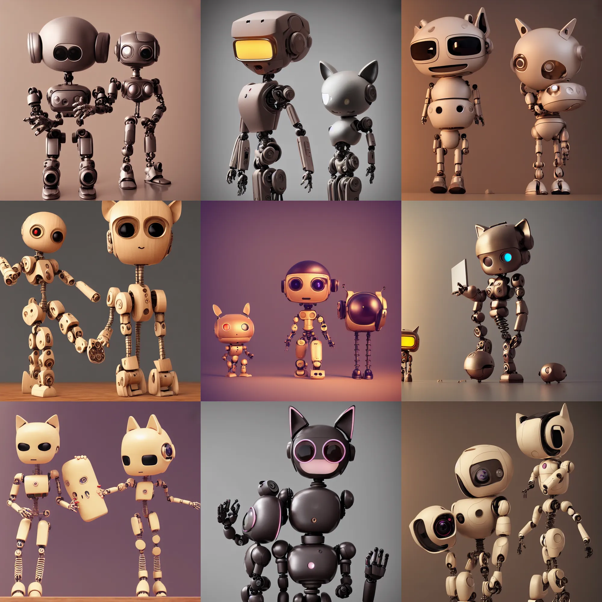 OpenDream - Four humanoid Animatronics mascot