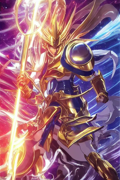 Image similar to 2 0 2 2 knights of the zodiac saint seiya battle for sanctuary hero suit armor comics mask minimalist verytoon nautiljon animes toei animation namco bandai, art by artgerm and greg rutkowski and magali villeneuve