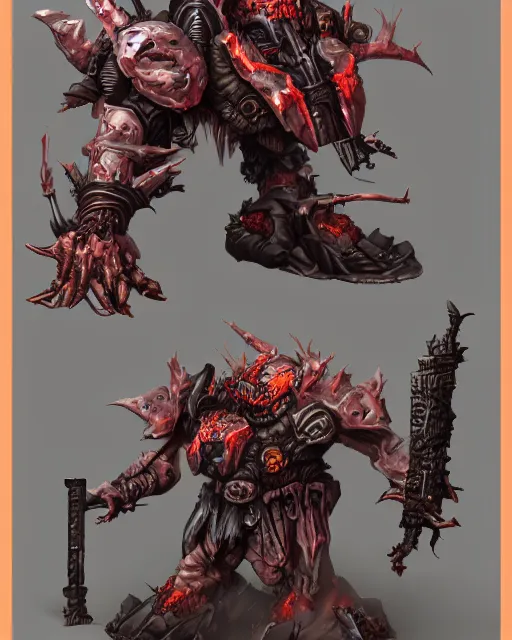 Image similar to fleshmetal obliterator, trending on artstation