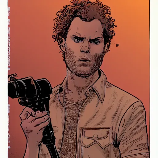 Image similar to mikky ekko, detailed, in the style of Geoff Darrow and Frank Miller