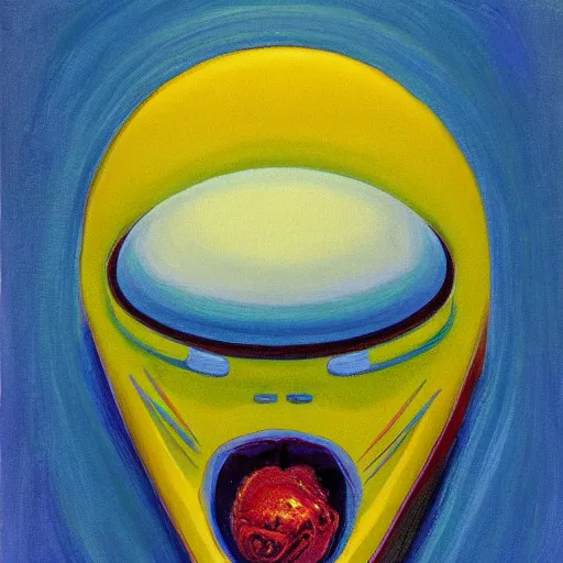 Image similar to alien by wayne thiebaud