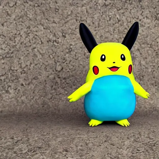 Image similar to a slime Pikachu