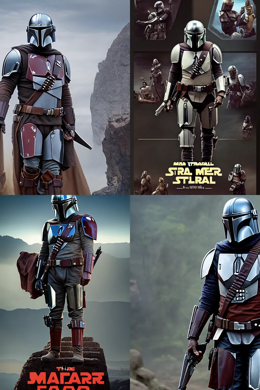 Prompt: the Mandalorian