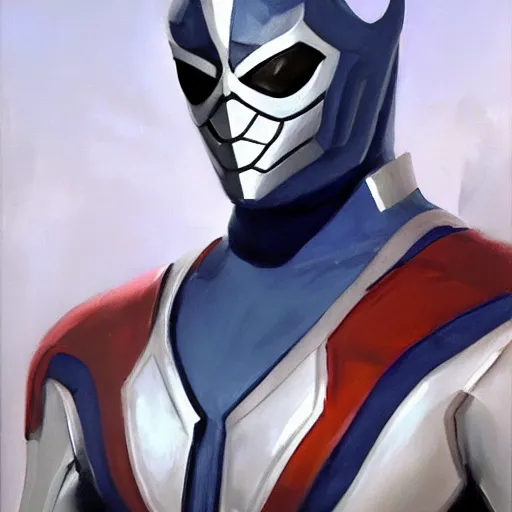 Prompt: greg manchess portrait painting of partially armored ultraman spiderman as overwatch character, medium shot, asymmetrical, profile picture, organic painting, sunny day, matte painting, bold shapes, hard edges, street art, trending on artstation, by huang guangjian, gil elvgren, ruan jia, greg rutkowski, gaston bussiere