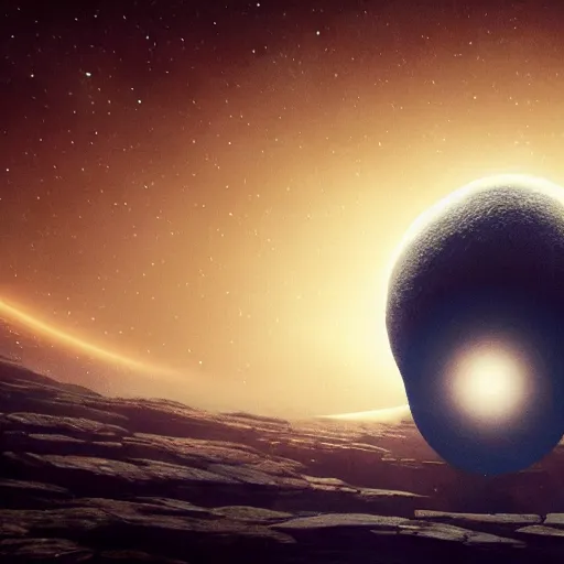 Image similar to a planet that somewhat resembles a skull, stars in the background, natural, ultra detail. digital painting, beautiful, concept art, ethereal, cinematic, epic, 8k, highly detail, insane detailed, oil painting, octane render, cinematic lighting, smooth, sharp, Artstation, mystical, illustration, Trending on Artstation, Artstation HQ, Artstation HD, digital art,