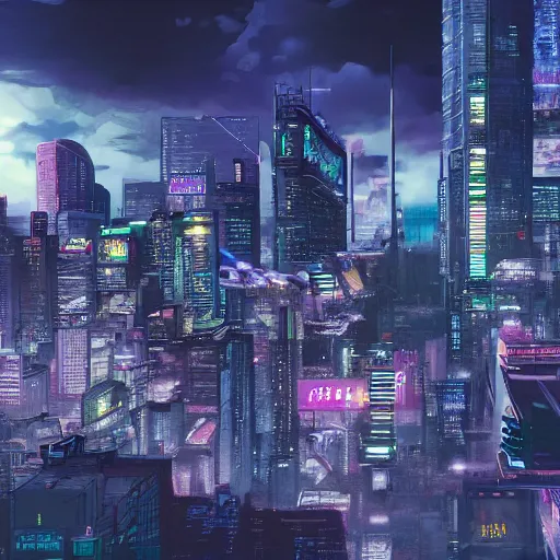 Prompt: a cyberpunk image of the city of Montreal by Masamune Shirow, high resolution, 8k