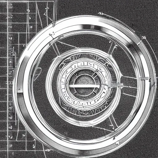 gyroscope, technical drawing, highly detailed, photo Stable Diffusion