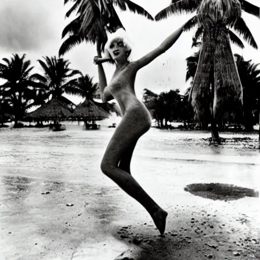 Image similar to Pina Coladas in the rain, by Lucien Clergue