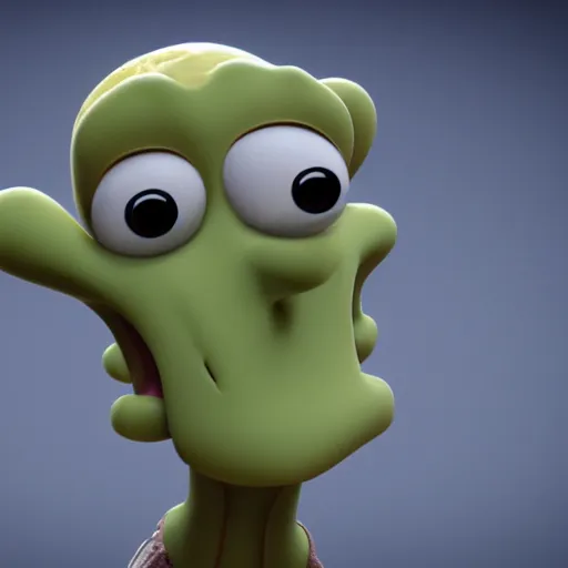 Image similar to squidward in real life, photography, 8k, realistic