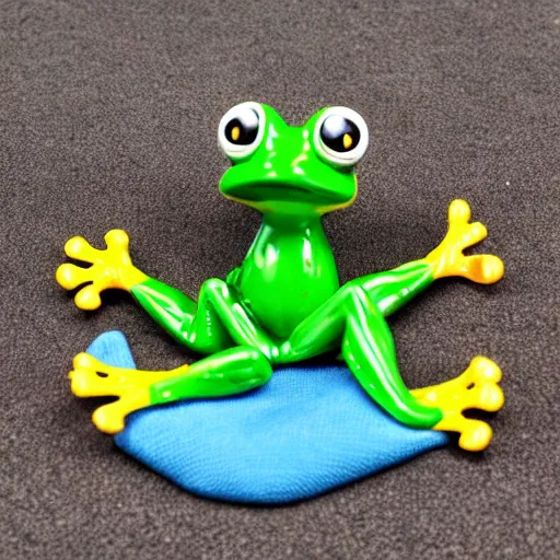 Prompt: 9 0's kid frog toys