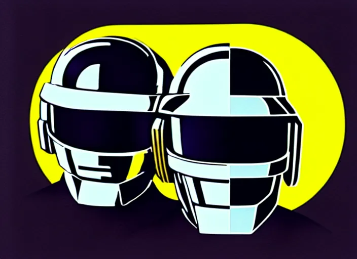 Prompt: daft punk's electroma, knight rider, futuristic style, synthwave style, sea of technology, daft punk