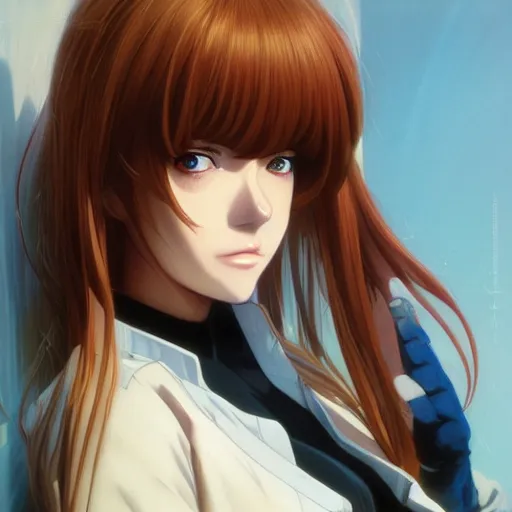 Prompt: An anime portrait of beautiful girl still from Robotech 1985 by Stanley Artgerm Lau ,WLOP, Ilya Kuvshinov ,James Jean, Andrei Riabovitchev , symmetrical