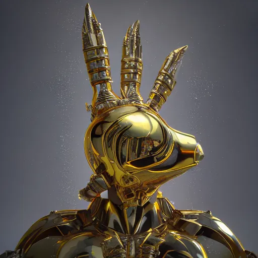 Prompt: king gold statue reflect chrome, 8 k uhd, unreal engine, octane render in the artstyle of finnian macmanus, john park and greg rutkowski