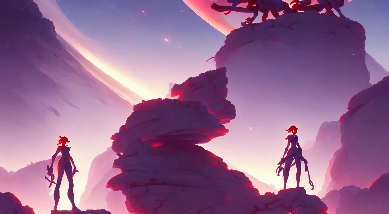 Image similar to base on jupiter, in marble incrusted of legends heartstone official fanart behance hd by Jesper Ejsing, by RHADS, Makoto Shinkai and Lois van baarle, ilya kuvshinov, rossdraws global illumination