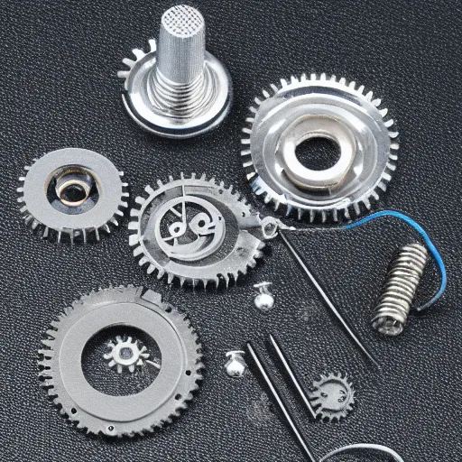 Image similar to microscopic mems electromechanical mechanism. gears, levers, microscopy