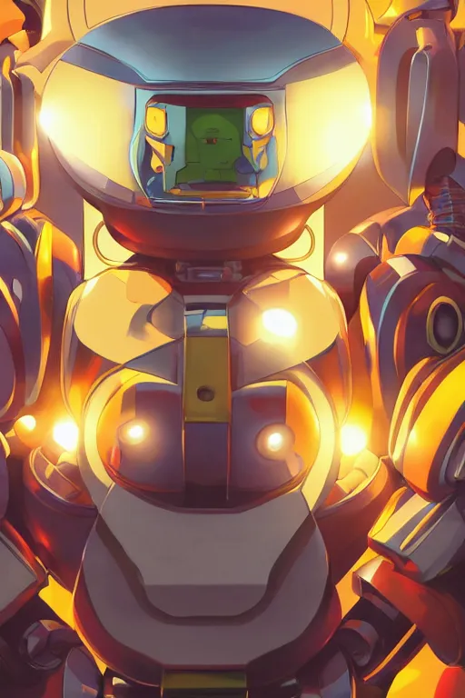 Image similar to metabots medabots medarotto medarot robot minimalist comics, behance hd by jesper ejsing, by rhads, makoto shinkai and lois van baarle, ilya kuvshinov, rossdraws global illumination ray tracing hdr radiating a glowing aura