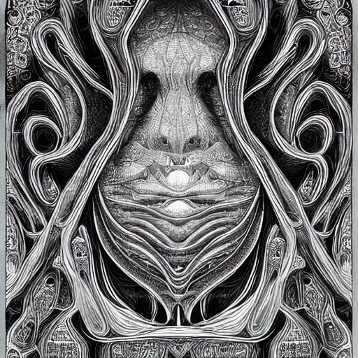Image similar to a highly detailed portrait of a mage, intricate fractals