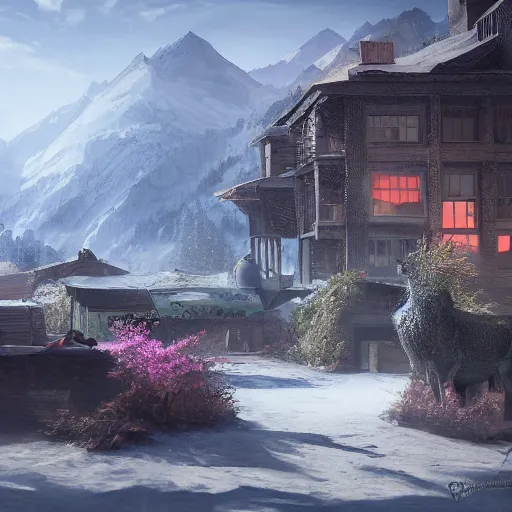 Image similar to kashmir, concept art, sharp focus, unreal Engine, aesthetic!!!!!!, 8k, illustration, trending on artstation, highly detailed, ultra HD, intricate