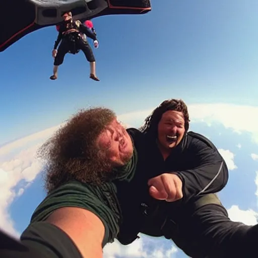 Image similar to “GoPro footage of Hagrid skydiving accident”