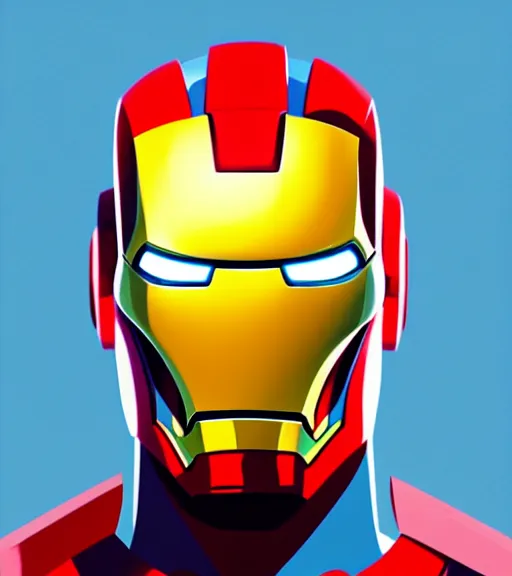 Prompt: icon stylized minimalist adam scott as iron man, loftis, cory behance hd by jesper ejsing, by rhads, makoto shinkai and lois van baarle, ilya kuvshinov, rossdraws global illumination