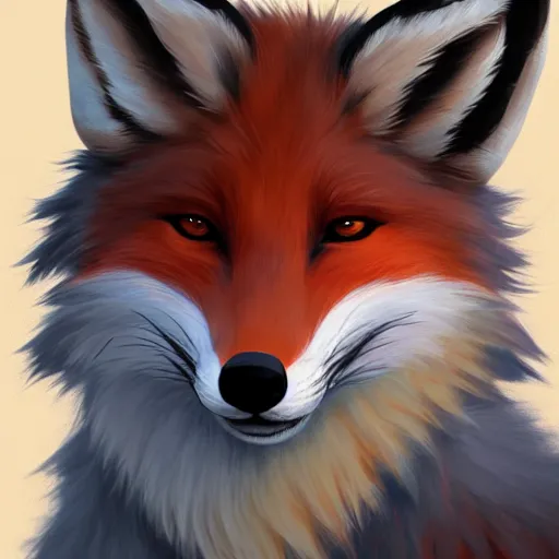 Image similar to a fox, furry art, furaffinity, extremely detailed, digital painting, artstation, concept art, smooth, sharp focus, illustration, incredible art
