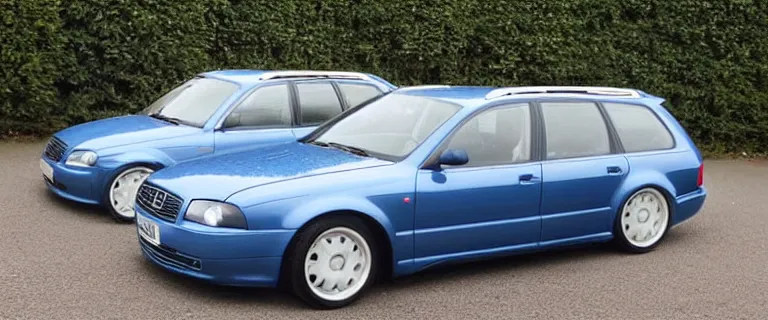 Image similar to Beater Denim Blue Audi A4 B6 Avant (2002), created by Barclay Shaw