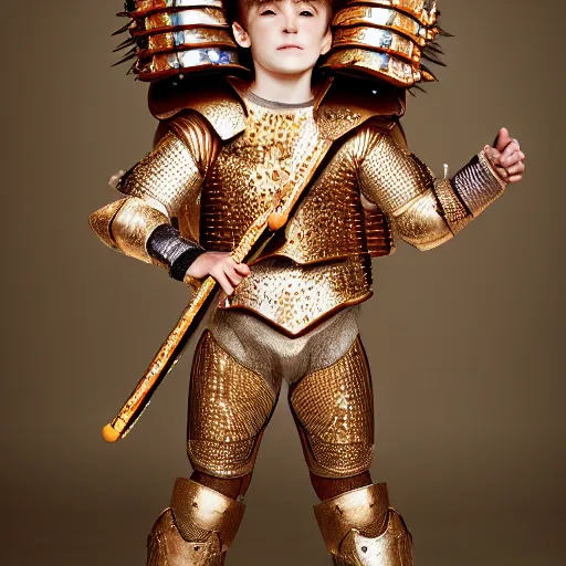 Image similar to a portrait of a beautiful young babelian male wearing an alexander mcqueen armor , photographed by andrew thomas huang, artistic