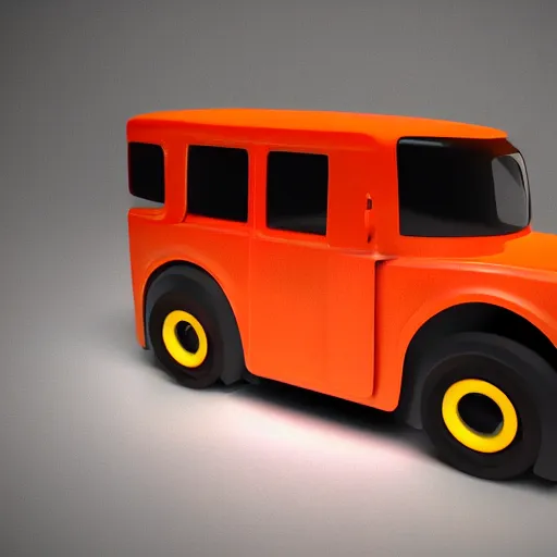 Image similar to happy cgi blender 3d car