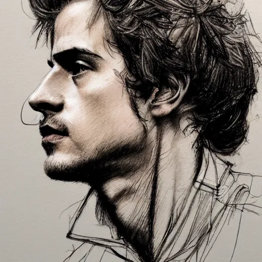 Prompt: a realistic yet scraggly portrait sketch of the side profile of a stern and sophisticated hayden christensen, trending on artstation, intricate details, in the style of frank auerbach, in the style of sergio aragones, in the style of martin ansin, in the style of david aja, in the style of mattias adolfsson