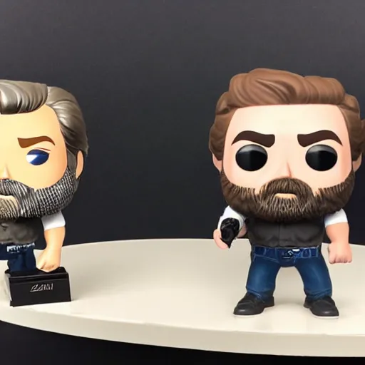 Image similar to short hair and gray beard zach galifianakis funko pop