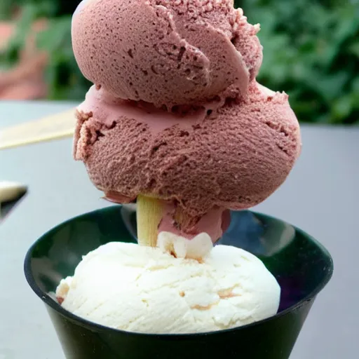 Prompt: gorilla ice cream hybrid