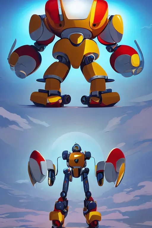 Image similar to metabots medabots medarotto medarot robot minimalist comics, behance hd by jesper ejsing, by rhads, makoto shinkai and lois van baarle, ilya kuvshinov, rossdraws global illumination ray tracing hdr radiating a glowing aura