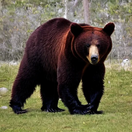 Image similar to bear drinking a beer