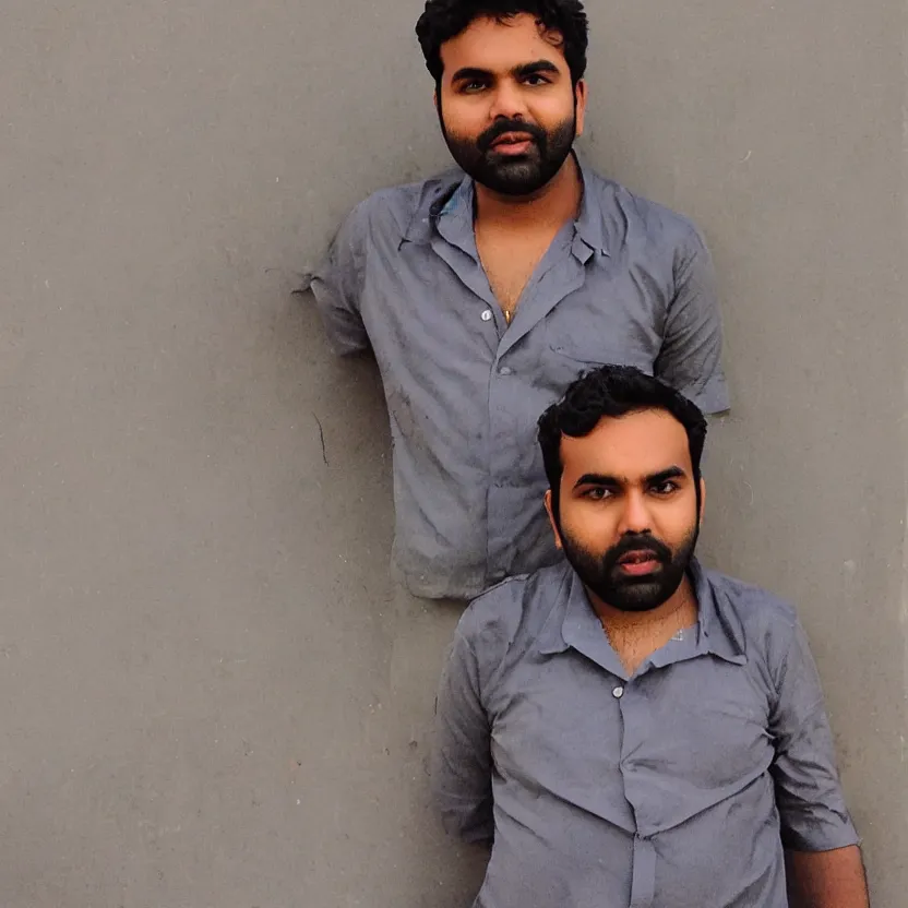 Image similar to portrait of rohit sharma as a pimp, ultra realistic, highly detailed, canon 3 5 mm photography