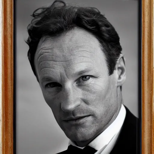 Image similar to christian horner portrait, art deco,