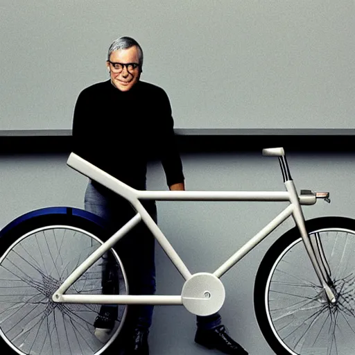 Prompt: jonathan ive dieter rams bicycle for the mind