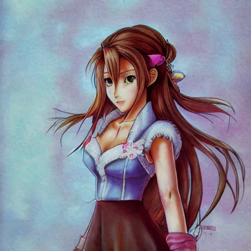 Image similar to aerith gainsborough by zeronis