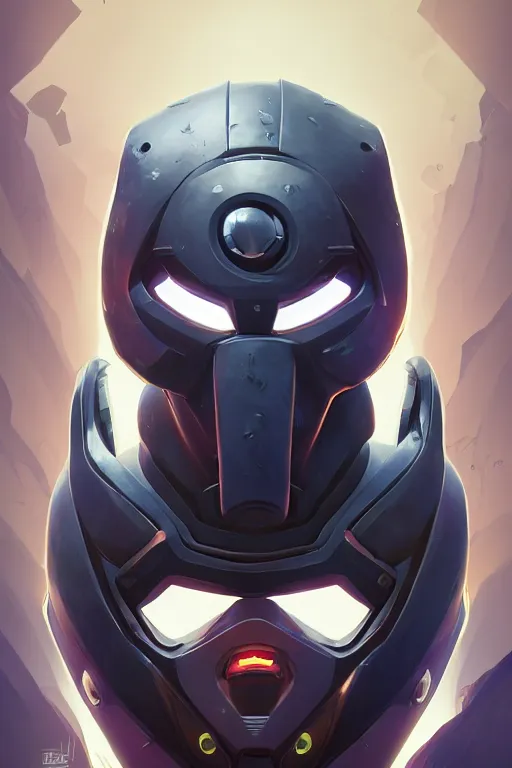 Image similar to epic mask helmet robot ninja portrait stylized as fornite style game design fanart by concept artist gervasio canda, behance hd by jesper ejsing, by rhads, makoto shinkai and lois van baarle, ilya kuvshinov, rossdraws global illumination radiating a glowing aura global illumination ray tracing hdr render in unreal engine 5