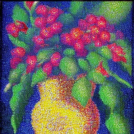 Prompt: pointillism