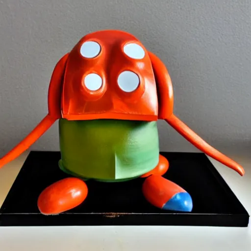 Image similar to 1 9 6 0 s weirdo cartoon sculpture toy on display