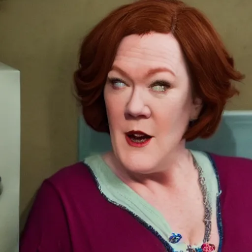 Prompt: Catherine O’Hara as Moira Rose from Schitt’s Creek, in Breath of the Wild